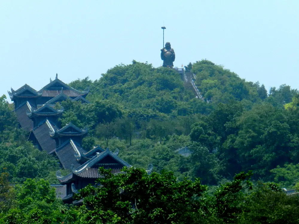 Landscape and Setting of Bai Dinh Pagoda in Ninh Binh