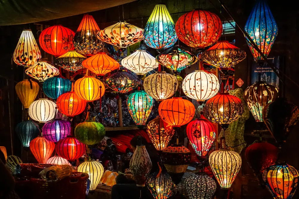 From Close-Up to Panorama at Hoi An Lanterns