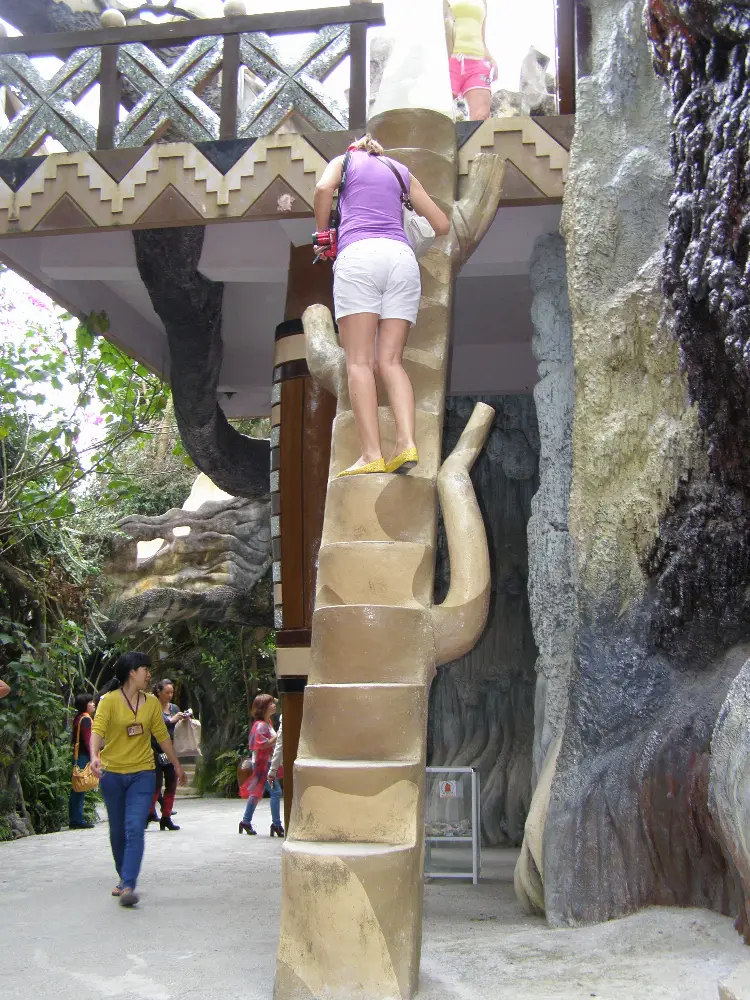 Landscape and Setting of Crazy House in Da Lat