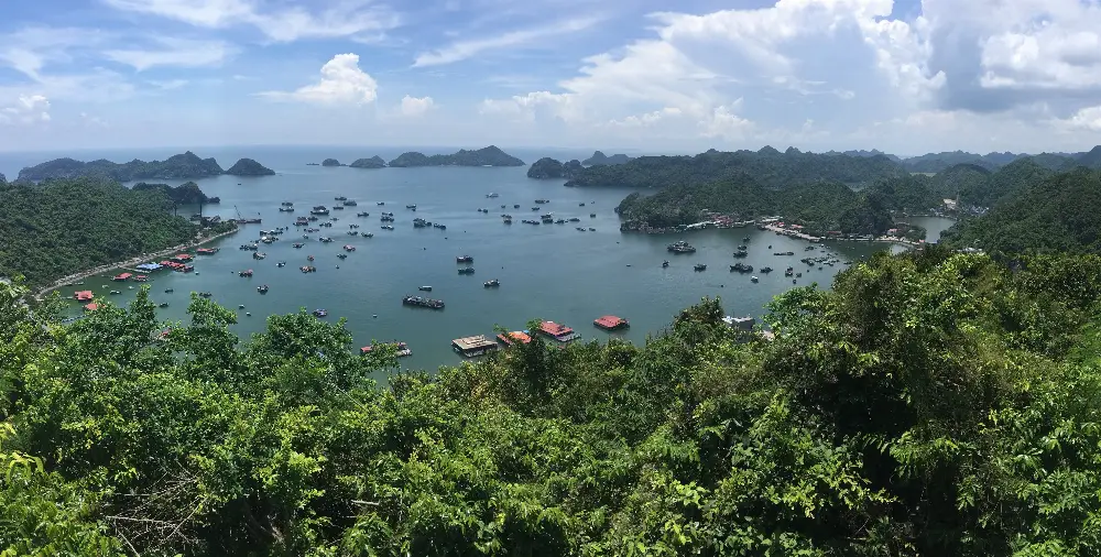 Historical Trail through Cannon Fort in Cat Ba