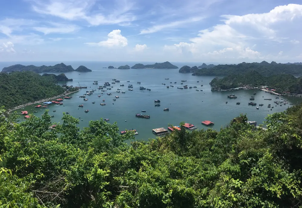 Historical Trail through Cannon Fort in Cat Ba