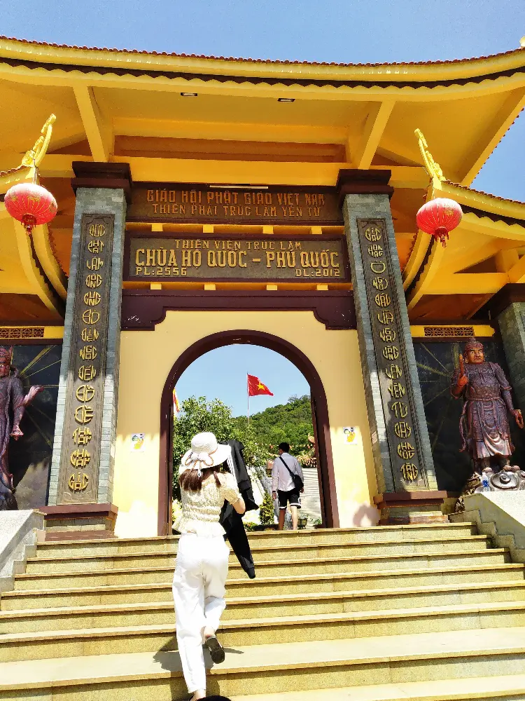 Photography Route at Ho Quoc Pagoda in Phu Quoc