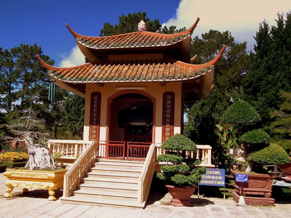 Landscape and Setting of Truc Lam Zen Monastery in Da Lat