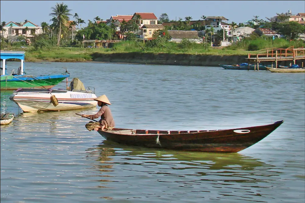 Walking Exploration around Thu Bon River in Hoi An