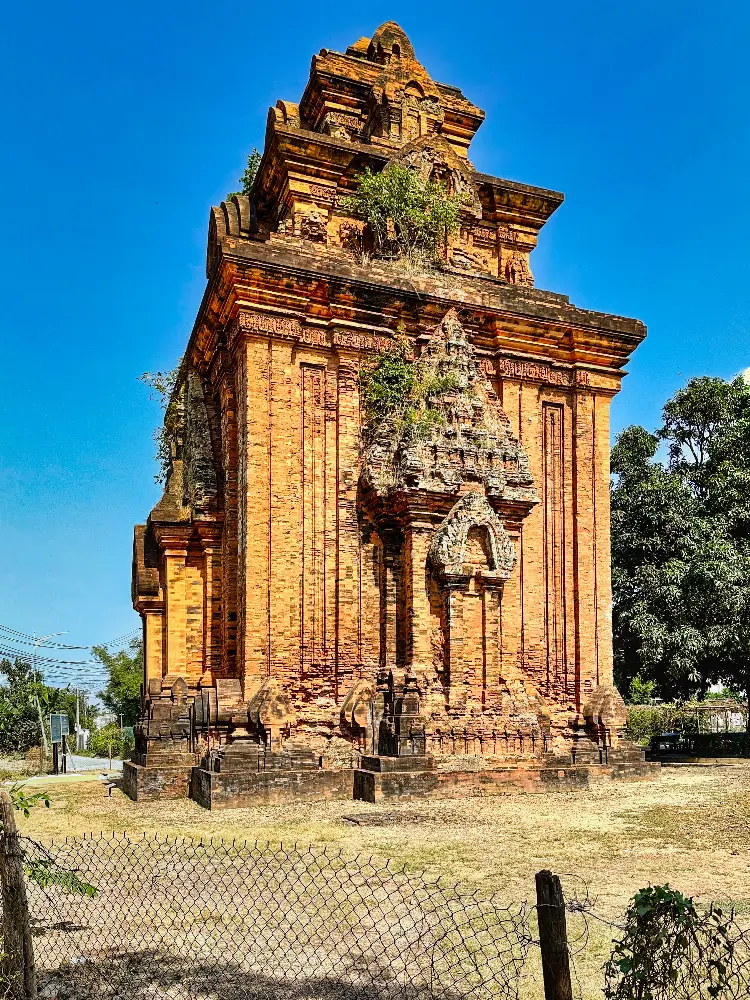 Signature Details of Binh Dinh Cham Towers in Quy Nhon
