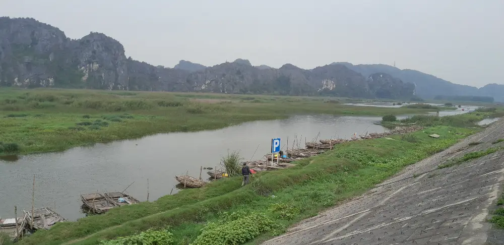 Landscape and Setting of Van Long Nature Reserve in Ninh Binh
