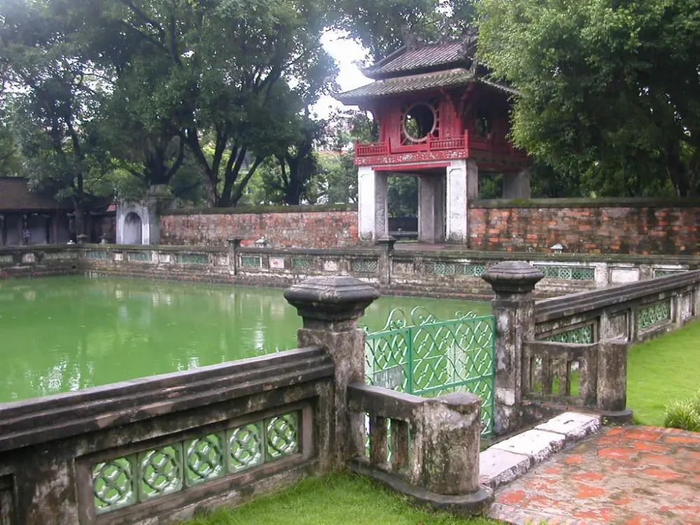 Landscape and Setting of Temple of Literature in Hanoi