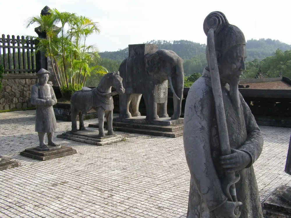 Landscape and Setting of Khai Dinh Tomb in Hue