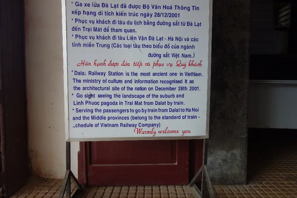 Heritage and Conservation at Da Lat Railway Station