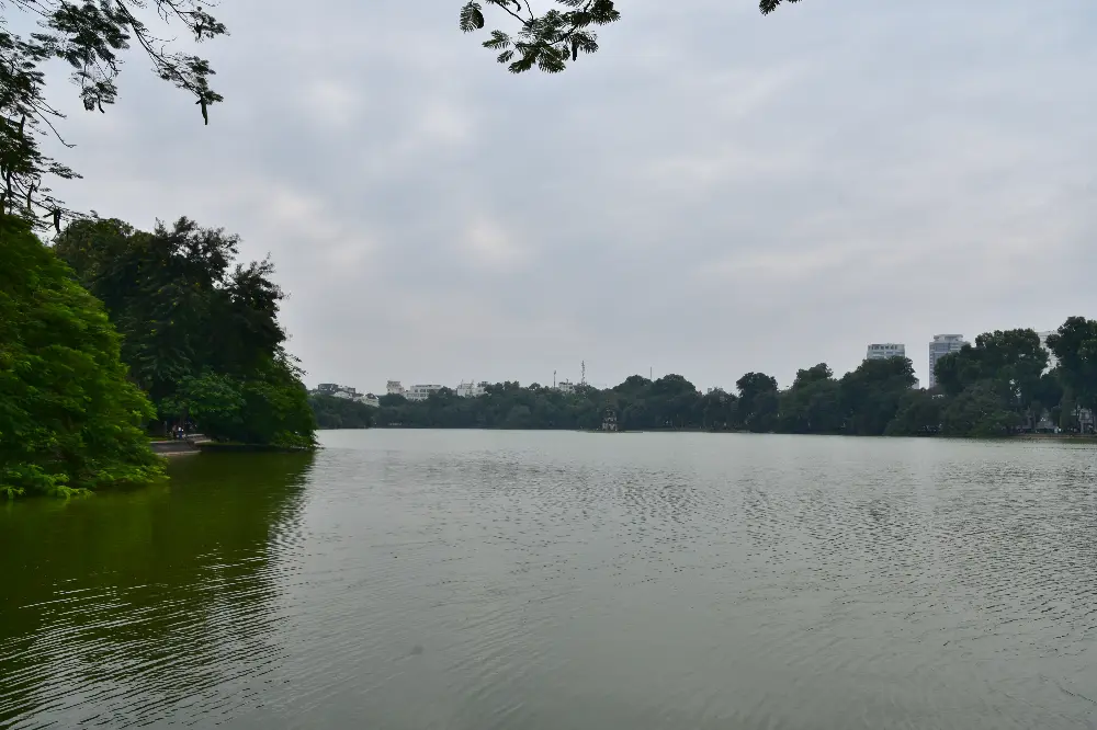Walking Exploration around Hoan Kiem Lake in Hanoi