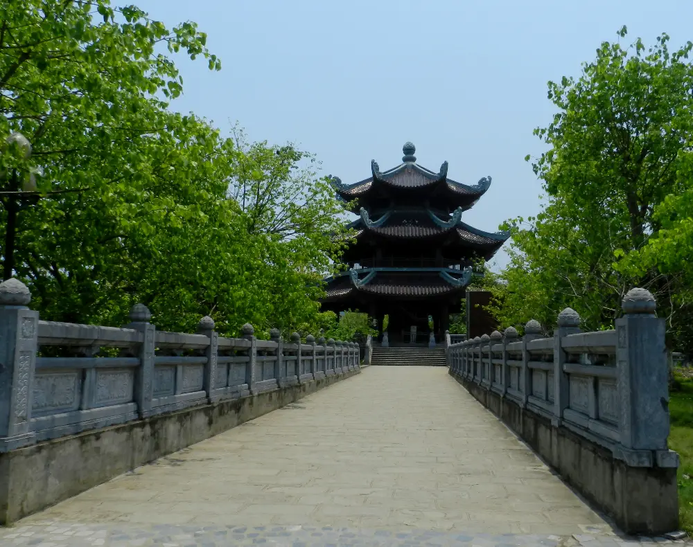 Landscape and Setting of Bai Dinh Pagoda in Ninh Binh