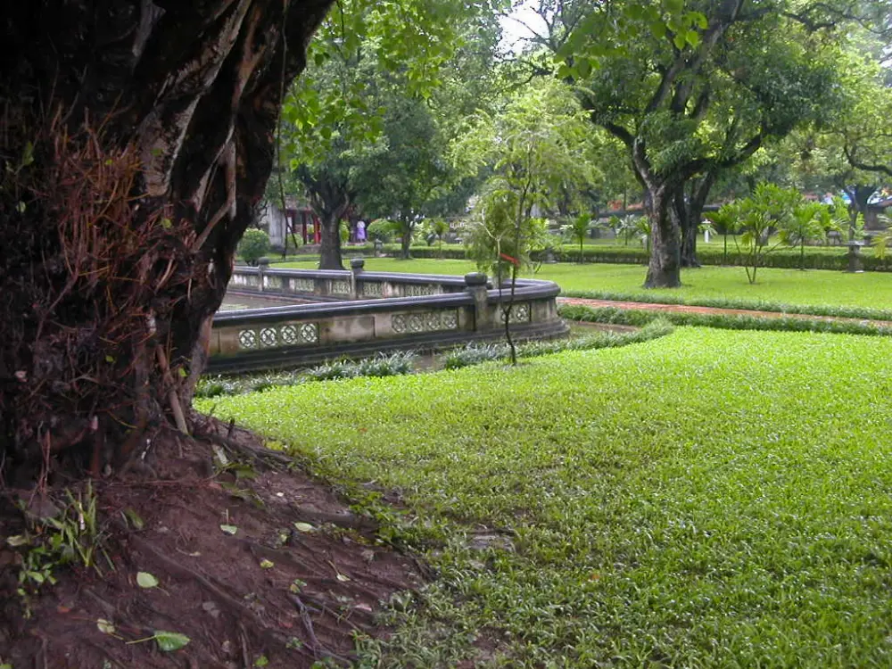 Walking Exploration around Temple of Literature in Hanoi