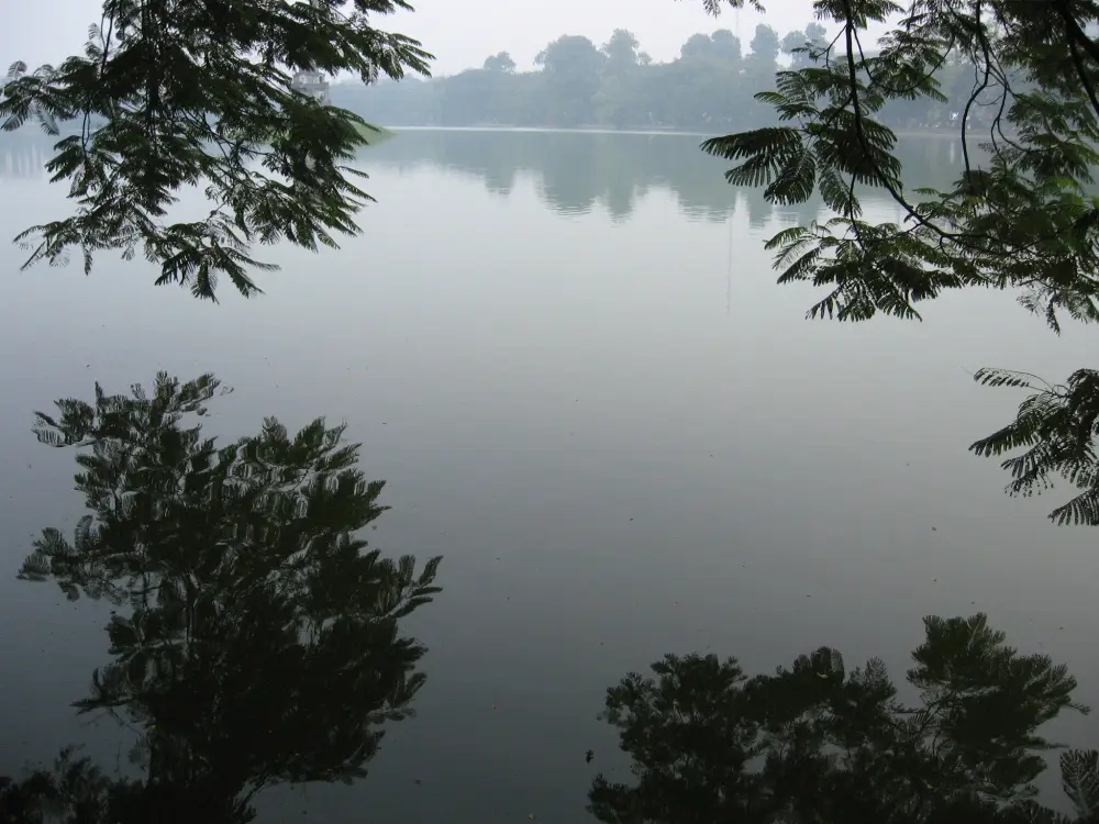 Walking Exploration around Hoan Kiem Lake in Hanoi