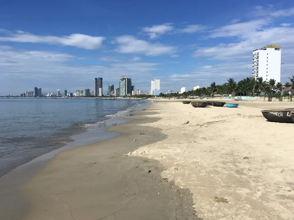 Landscape and Setting of My Khe Beach in Da Nang